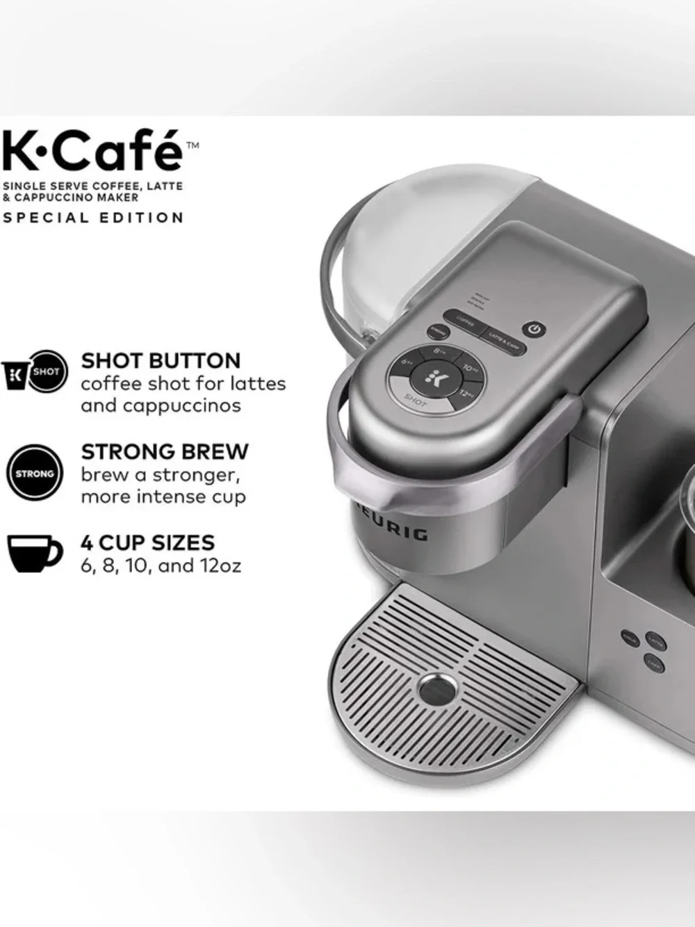 Keurig K-Café® Single Serve Coffee Latte & Cappuccino Maker (used)
